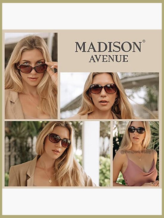 2 Pack Retro Sunglasses with UV400 Protection, Polycarbonate Frame main image 6